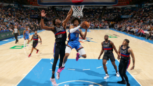 Detroit i Oklahoma City umacniają przewagę w serii play-off NBA